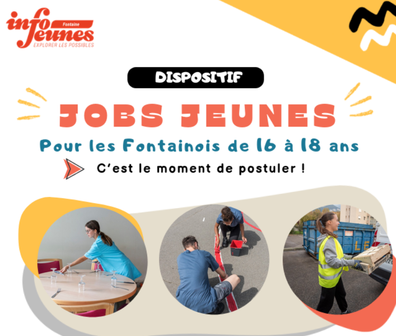 Jobs jeunes printemps : les candidatures sont ouvertes!